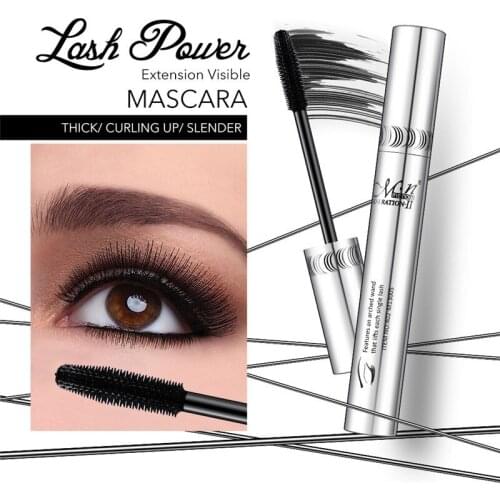 4D Silk Fiber Lash Mascara Curling Volume Black Waterproof Liquid Fiber Lash Extension Makeup Lengthening