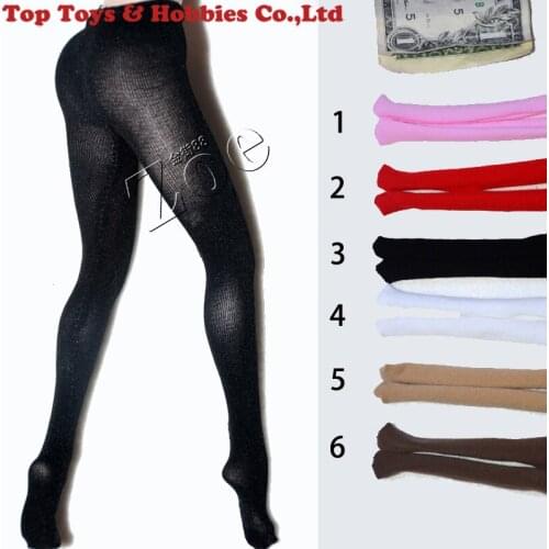 1/6 Scale New Female Velvet Pantyhose Model High flexibility Universal Keep Warm Leggings For 12-inch Figure Body