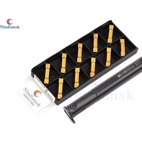 1pc MGIVR2016 MGIVL Internal Slotting Tool Holder 10pcs MGMN150 MGMN200 MGMN250 MGMN300 MGMN400 Carbide Inserts Cutting Tool Set