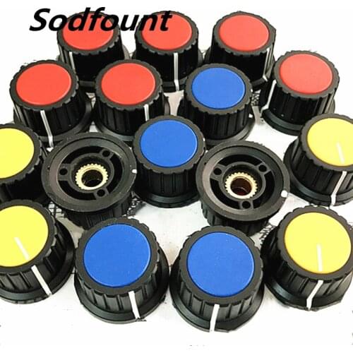 10pcs 28mmX13mm XN-27 knob cap potentiometer plastic knob handle inner diameter 6mm