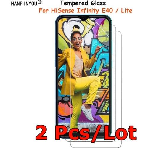 2 Pcs/Lot For HiSense Infinity E40 / Lite Tempered Glass Screen Protector Explosion-proof Protective Film Toughened Guard