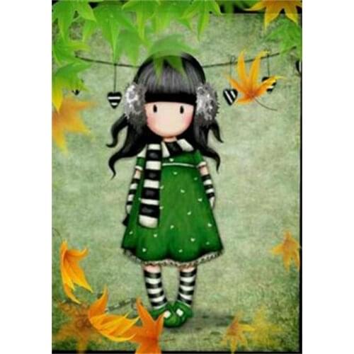 5D DIY Diamond Painting Cartoon Girl Princess Home Decor Full Square&Round Diamond Embroidery Cross Stitch Diamond Mosaic Paint