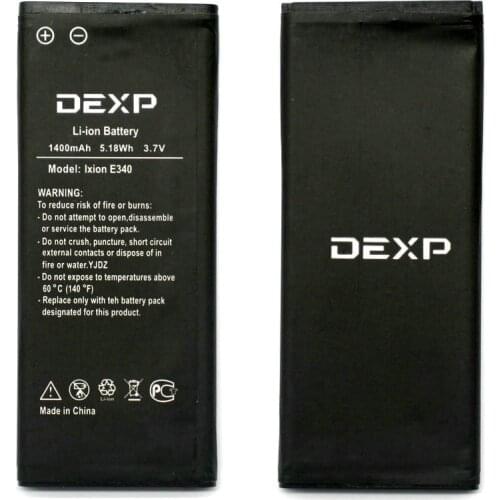 1400mAh Battery Replacement Rechargeable For DEXP IXION E340 Mobile Phone Battery + Tracking Code