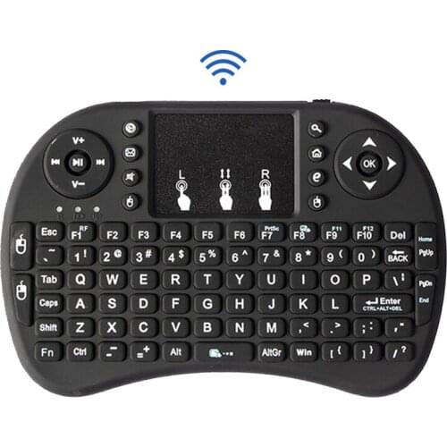 Wireless Keyboard English Version 2.4GHz Air Mouse Touchpad Handheld for Android TV BOX Mini PC Game