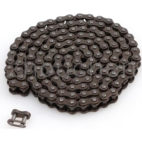 25H chain with 47cc 49cc spare main link for 2-stroke four-wheel karting dust bag mini motorcycle ATV seccion144 engine