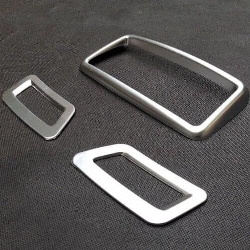 For Nissan X-Trail 2014-2018 3PCS High Quality ABS Chrome Car Rear Air Conditioning Outlet Cover Trim Car Styling Accessories