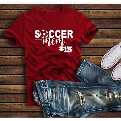 Soccer Mom Shirt funny slogan graphic vintage red 90s young women fashion street style tumblr aesthetic quote party tees art top