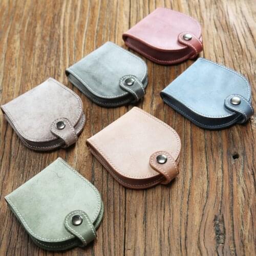 Especially Leather Coin Purses Personality Coin Wallet Original Change Purse Travel Change Purse Solid Cylindrical Wholesale