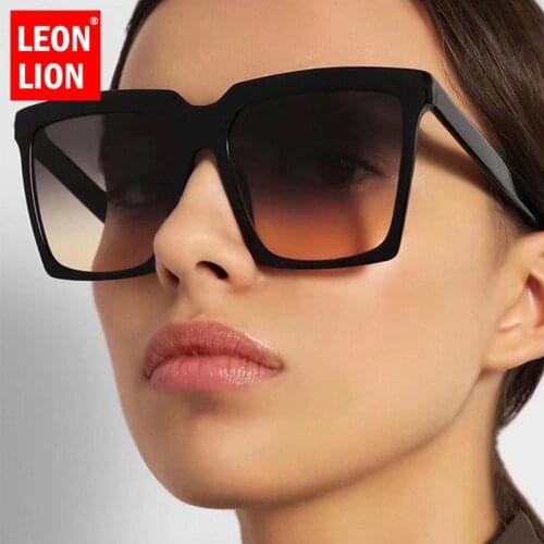 LEONLION Oversized Square Sunglasses Women Retro Sun Glasses for Men Luxury Brand Designer Sunglasses for Women Shades Glasses