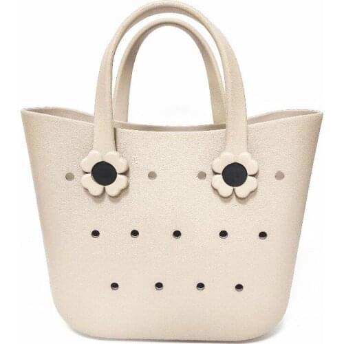 New Mini Bag EVA Bag Body Womens Fashion Handbag DIY Waterproof Obag Style Rubber Silicon Bag 2021