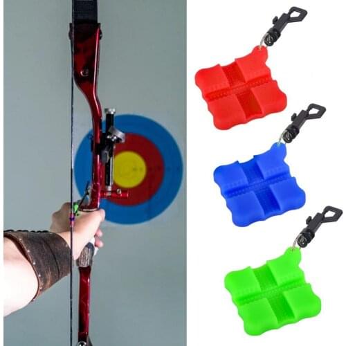 Fashion Portable Silicone Arrow Puller Solid Color Wear-resistant Durable Removal Tool with Hook Easy to Use for Shooting