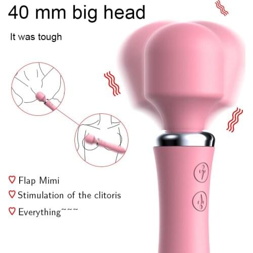 Man Nuo Powerful AV Vibrator Sex-Toys Women Dildo Vagina Massage Magic Vibrator Wand Clit Oral UsbRechargeable Waterproof G-Spot