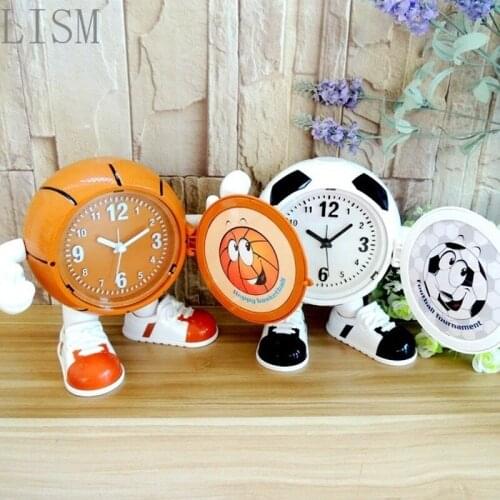 Creative strange products Korean version of football basketball phase rack clock company high-end gifts daily department store