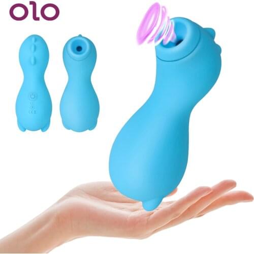 OLO7 Speeds Vibrating Oral Sex Nipple Sucking Vibrator Sex Toys for Women Silicone Clitoris Sucker Stimulator Female Masturbator