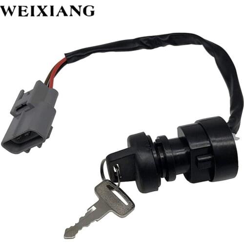 Motorcycle Ignition Key Switch For Yamaha YFM350 YFM400 YFM550 YFM660 With Keys Replacement Refit Accessories
