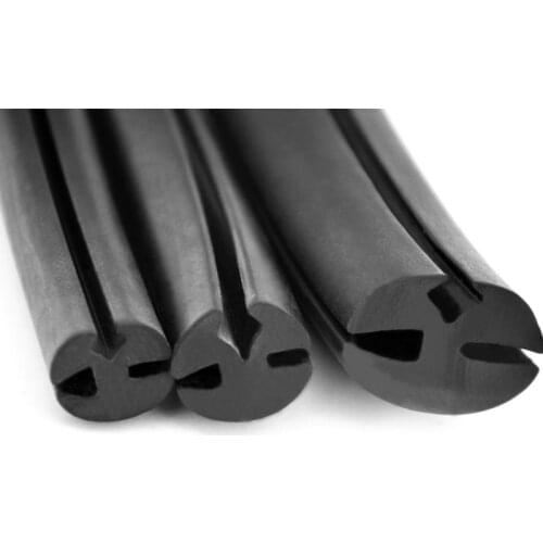 1M Rubber car door seal Strip S-shaped Sound Insulation gap seal Trim Strips window weatherstripping Doors Edge Guard Buffers