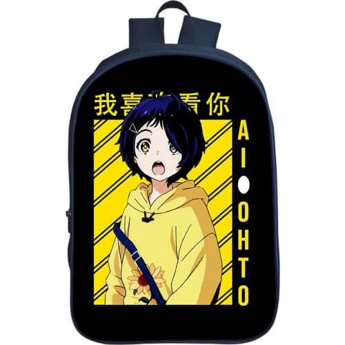 Wonder Egg Priority Backpack Children Bag Anime School Bag Teen Rucksack Girl Boy Knapsack Fashion Casual Travel Bookbag Mochila