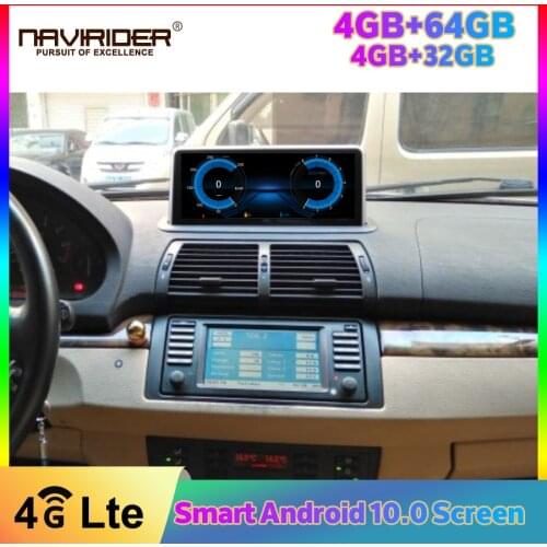 PX6 Six Core Android 10 Stereo Autoradio For BMW X5 E53 999-2006 With Idrive E39 Car Radio Multimedia 4G IPS Navigation GPS