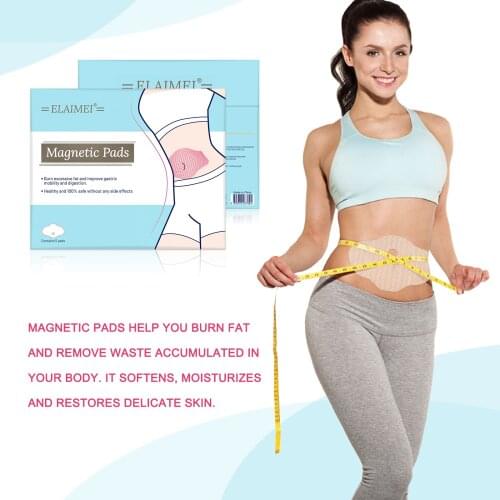 Super popular fast fat burning belly paste stovepipe magnetic pads lose weight belly button arm patch Slimming paste