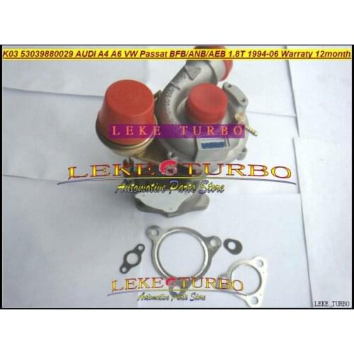 K03 53039700029 53039880029 53039880025 53039880005 Turbo Turbocharger For AUDI A4 A6 VW Passat B5 1.8L BFB APU ANB AWT AEB 1.8T