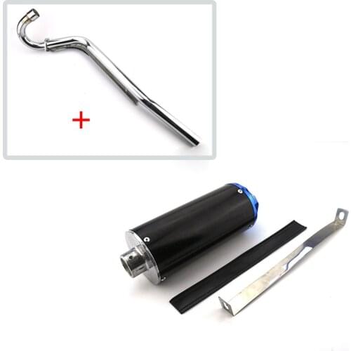 Motorcycle CNC Exhaust Pipe System Muffler For HONDA XR50 CRF50 110cc 125cc 140cc Pit Dirt Bike