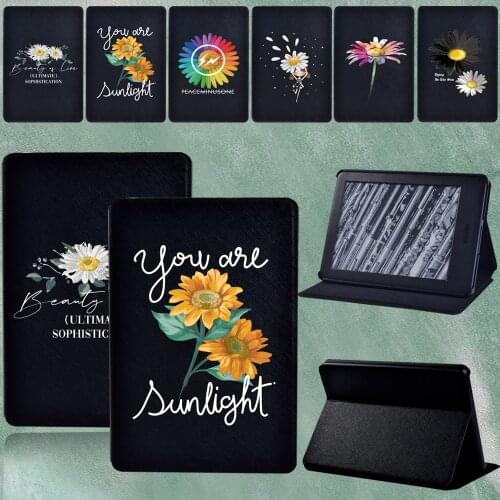 For Amazon Kindle 8th/10th Paperwhite 1 5th Gen/2 6th Gen/ 3 7th Gen/4 10th Gen Foldable Leather Pu Stand Tablet Protective Case