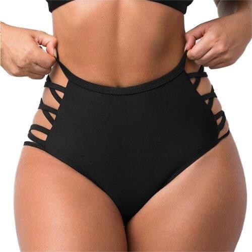 Womens Sexy Bikini Bottoms High Waist Bath Underwear Sexy Briefs Hollow Out Underpants Lace Sexy Panties Купальники Женские