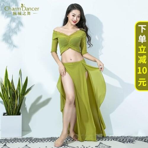 2019 new Bellydance Costume Hot Sale Woman Belly Dance set Top &belly dance skirt belly dance clothes ZM269