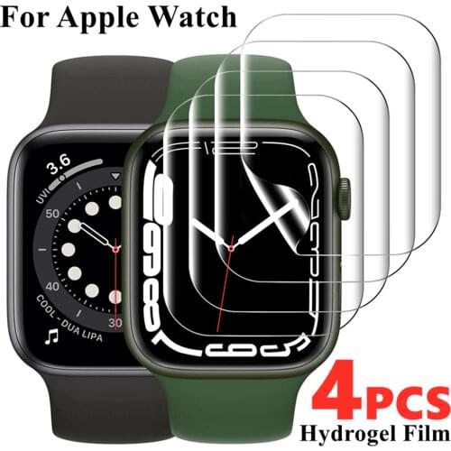 Screen Protector Clear Full Protective Film for iWatch 4 5 6 SE 40MM 44MM Not Tempered Glass for Apple Watch 3 2 1 38MM 42MM