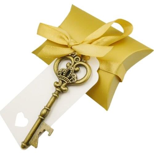 1Set Candy Box Key Bottle Opener Wedding Favor Gift Baby Shower Holiday Party Supplies