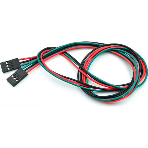 10pcs/lot 70cm 3 Pin Female to Female Jumper Wire Dupont Cable for 3D Printer