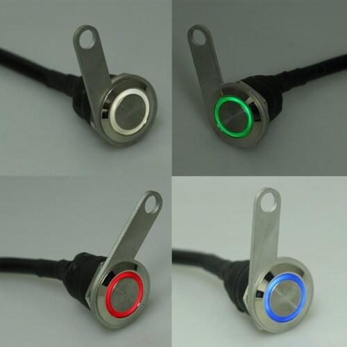 12V ATV Motorbike LED Handlebar Headlight Foglight Switch Waterproof