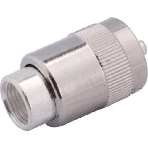 2pcs/lot UHF Male Plug Connector Crimp For RG213 RG214 RG8 Cable RF Adapter