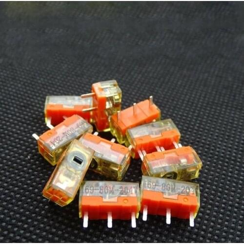 2Pcs/pack TTC Dustproof Gold Mouse Micro Switch Micro Button Gold Contactor 80 Million Click lifetime Repair Parts Mar18 21