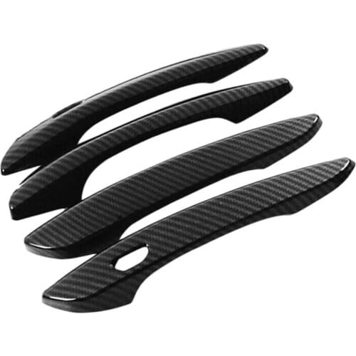 4Pcs Car Carbon Pattern Styling Car Out Door Handle Cover Trim for Mazda Cx-30 Cx30 2020