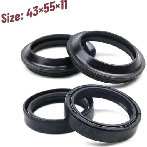 43x55x11 43 55 11 Dust Seal Motorcycle Oil Seal Front Fork Absorber For Ducati DESMOSEDICI RR MULTISTRADA 1000S DS 749 R 999R