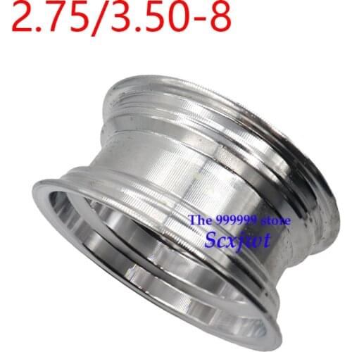 2.75/3.00-8 front 3.50-8 rear 8 Inch aluminum wheel hub Monkey Bike Small Monkey Motorcycle Wheel Modified Accessories
