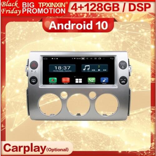 Carplay 2 Din Android Receiver For Toyota FJ Cruiser 2007 2008 2009 2010 2011 2012 2013 2014 2015 2016 2017 2018 Audio Head Unit