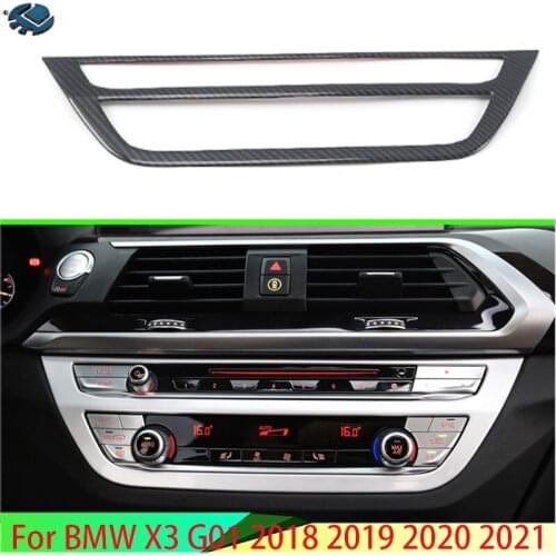 For BMW X3 G01 2018 2019 Car Accessories ABS Air conditioner switch cover frame