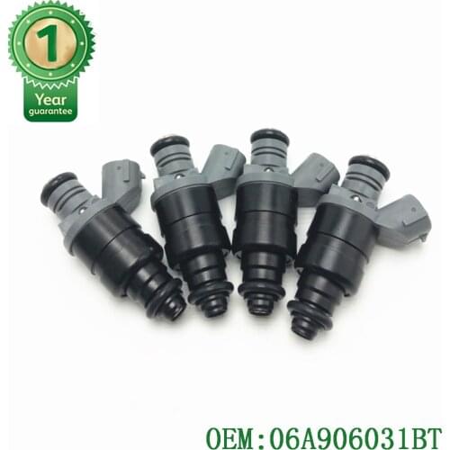CHINA NEW Flow Matched Fuel Injector Set OF 4 06A906031BT 06A 906 031 BT FOR VW GOLF VI 6 BSE 1,6 FOR AUDI 1.1