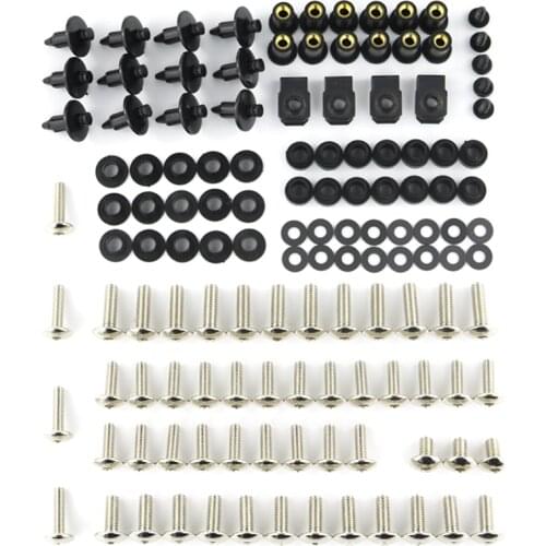 Fit For Honda CBR150R CBR250RR CBR300R CBR400R CBR500R CBR650F Motorcycle Complete Full Fairing Bolts Kit Clips Nut Steel
