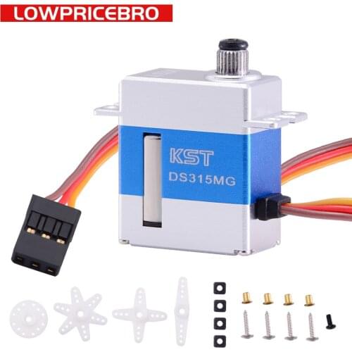 KST DS315MG 8.4V 4kg Metal Gear Mini Digital Servo Motor for Drone UAV Helicopter Airplane RC Models