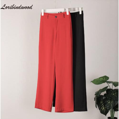 Women's Straight Trousers Loribindwood China