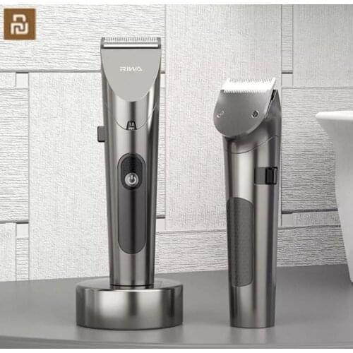 2020 Youpin RIWA Hair Clipper Personal Electric Trimmer Rechargeable Strong Power Steel Cutter Head With LED Screen Washable