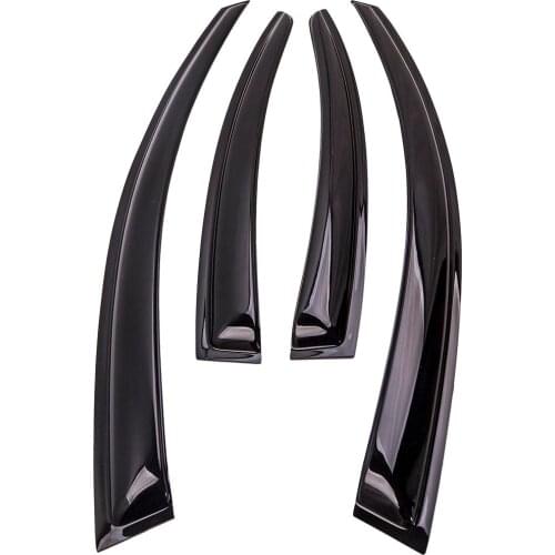 4pcs Weathershield Rain Deflectors For Mazda 3 BL 2009-2013 Window Sun Visor Set
