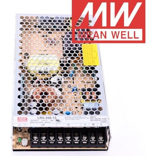 Mean Well LRS-200-15 meanwell 15V/14A/210W DC Single Output Switching Power Supply online store