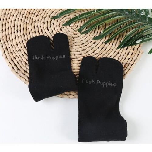 DONG AI trendy wild sports black nylon mens socks split toe and left foot hot sale