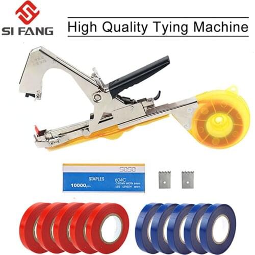 Tying Machine Set Plant Garden Plant Bundle Tapetool Tapener With 10 Rolls Of Tape, Used For Vegetables, Grapes, Tomatoes