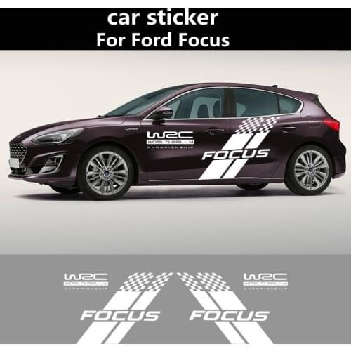 Car stickers For Ford Focus body decoration modification stickers Focus personality sports racing stickers car decoration