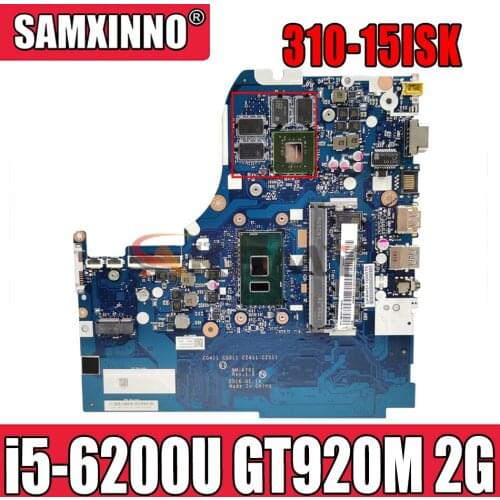 Original NM-A751 Laptop motherboard for Lenovo 310-15ISK 510-15ISK Laptop motherboard 4G RAM i5-6200U GT920M 2G 100% test work